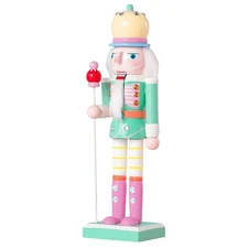 Best Christmas Decorations Nutcracker Ornaments 9.8 inch Wooden Figures,Festive