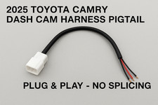 2025-2026 Camry Dash Cam Harness Pigtail - No...