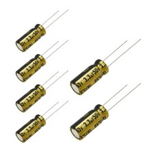 6 Pcs Nichicon Fg Capacitors 50v 3.3uf Audio Grade