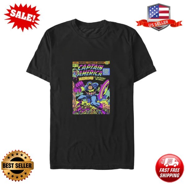Men's Marvel Captain America Classic Comic Book Cover Issue 193 T-Shirt   S-5XL
