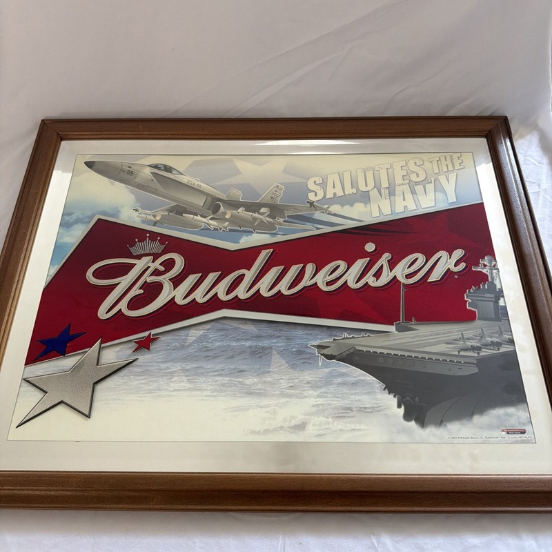 Budweiser Salutes the Navy Mirror