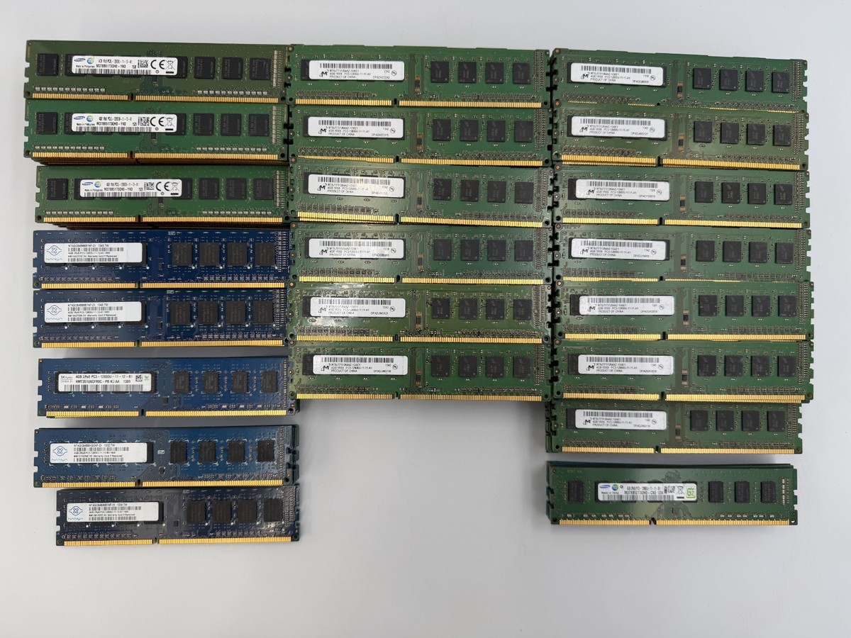 333枚　DDR4 DDR3 8GB 4GB 2GB まとめ売り　メモリ DDR3 RAM Bulk Lot - 360pcs Mixed Desktop & Server DIMM (4GB / 8GB