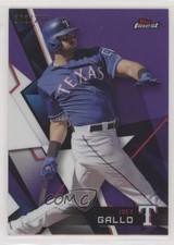 2018 Topps Finest Purple Refractor 102/250 Joey Gallo #9 0g4