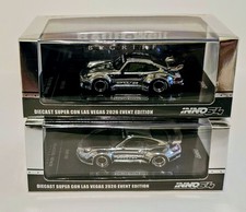 2026 Las Vegas Diecast Super Con Exclusive INNO64 Chrome RWB Porsche 930 & 997