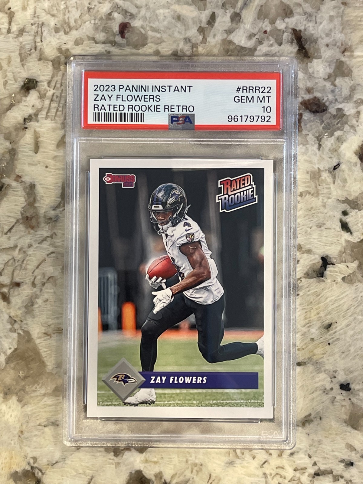 Zay Flowers Panini Instant Rated Rookie Retro #RRR22 Base