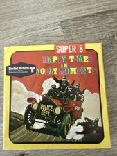 Vintage Super 8 mm Film HAPPY TIMES AND JOLLY MOMENTS B/W HOME MOVIE