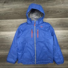 L.L. Bean Ski Jacket Kids XL 18 Blue Summit Waterproof Wildcat Hooded TEK NWT