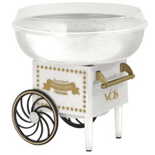 Cotton Candy Machine Kit - White Retro Cotton Candy Maker, Effortless Home Sugar