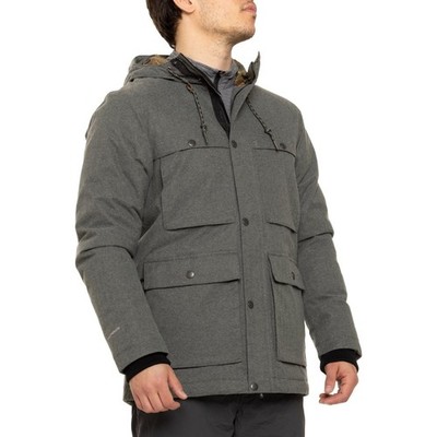 EDDIE BAUER NEW $299 Mens 650 Down Sz Large Mens Jacket Waterproof Hooded Green