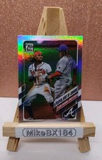 A PLAYFUL BOUT OF JUNIORS 2021 Topps RAINBOW 🌈 #61 ACUNA JR & GUERRERO JR