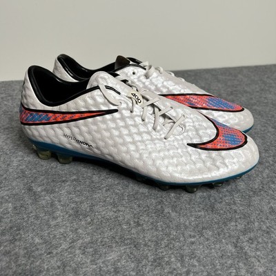 Nike Mens Hypervenom Phantom FG Soccer Cleats Shoes Shine Through White Size 6.5