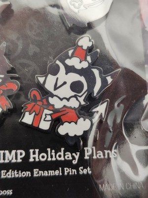 Helluva Boss Skizzenhafte IMP Urlaubspläne Moxxie Pin
