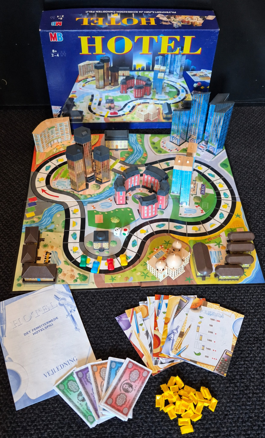 Gioco in scatola vintage HOTEL di MB completo