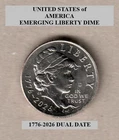 1776-2026 D Denver, 10¢ Dime LIBERTY / EAGLE "Circulated" Actual Coin *FREE S&H*