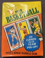 1980-81 Topps Basketball Unopened Wax Pack Bird Johnson Erving Rookie Mint Pack