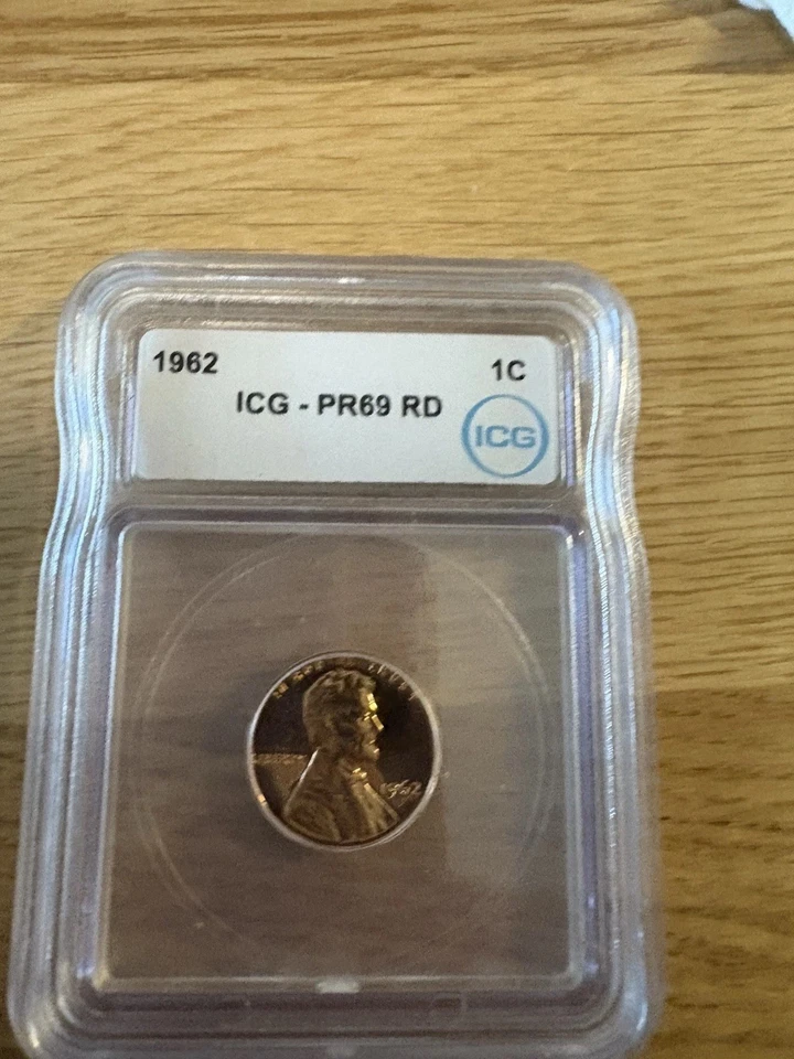 1962 PR 69 RD Lincoln Cent New ICG White Label 1c - Amazing Coin - Image 3 of 4