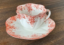 Rare Shelley England DAINTY BROWN Daisy  Cup ...