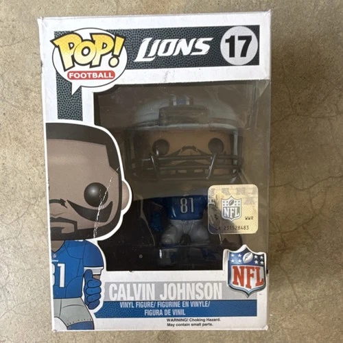 Funko Pop! Football Calvin Johnson #17 NFL Vinyl Figure Removable Helmet