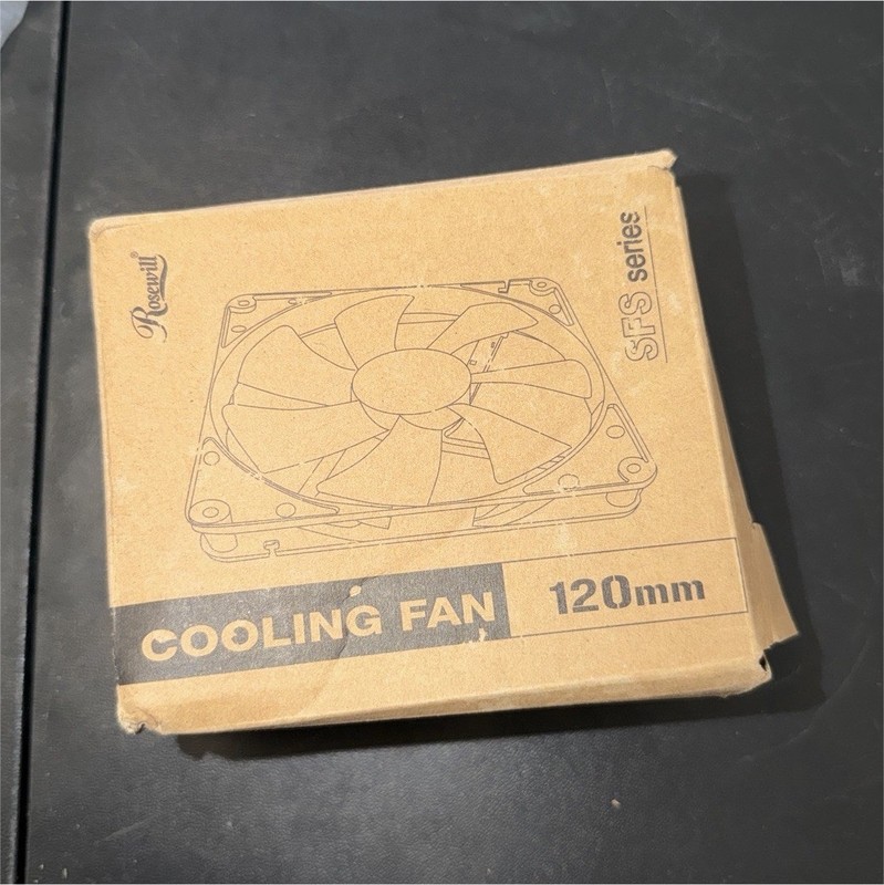 Rosewill 120mm Black Case Fan Blue LED 2000RPM 60CFM 3-Pin RFA-120-BL