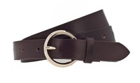 Vanzetti 25Mm Leather Belt W95 GüRtel TaillengüRtel Accessoire Dark Brown Braun