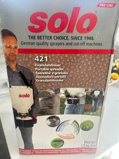 Solo 421 PRO Manual Crank Feed, Grass, Seed and Salt Drop Spreader 9kg