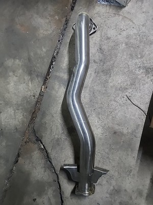 EVO 8 STAINLESS DOWN PIPE NEW 3''