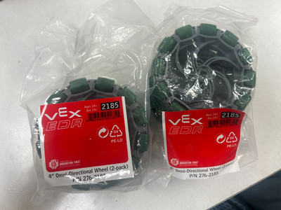 VEX EDR 3.25'' Omni-Directional Wheel (4-Pack), SKU 276-3526