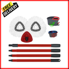 Mop Replace Heads Mop Handle and Mop Base Replacement for O Cedar EasyWring 1