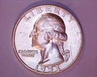 1953-D WASHINGTON QUARTER  BU **502-6