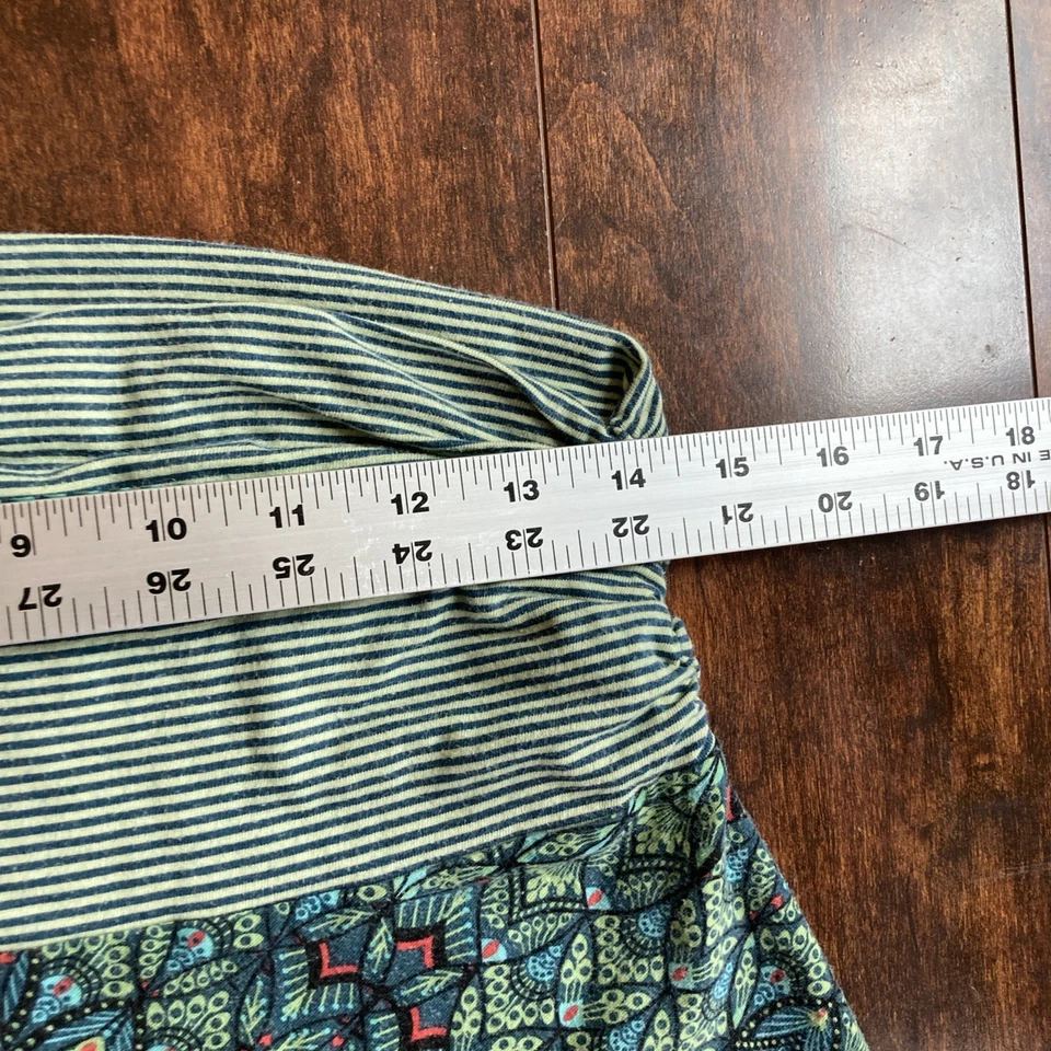 Patagonia Kamala Skirt Sun Dress Convertible Front Tie Boho Peacock Size M - Imagem 3 de 4