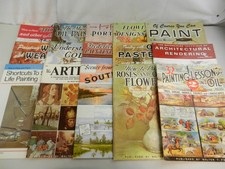 WALTER T FOSTER Lot Of 15 Vintage How To Draw And Paint Instructional Art Books