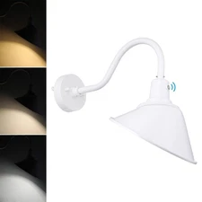 LEONLITE 11 Inch 3CCT Gooseneck Barn Light Fixture, 120-277V 21W 3300lm, Dusk...