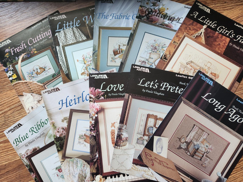 Paula Vaughan cross stitch books 11 through 20 -- you choose -- $5 each