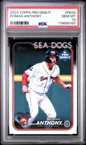 2024 Topps Pro Debut 🔥ROMAN ANTHONY🔥 RC Rookie PSA 10 💎 Gem Mint
