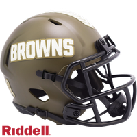 Cleveland Browns Nfl Riddell 2022 Salute To Service Nfl Speed Mini Helm