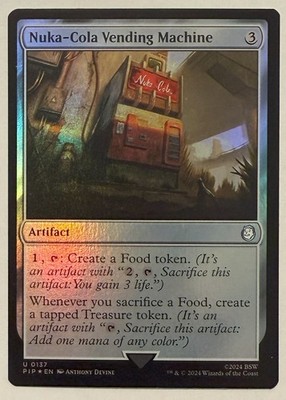 Nuka-Cola Vending Machine Foil - Universes Beyond: Fallout MTG | eBay