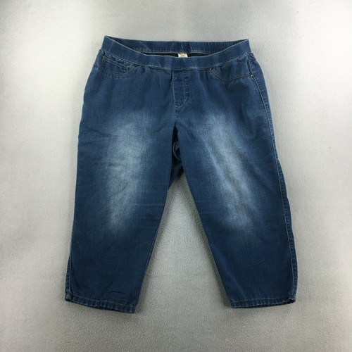 Capri Denim Pants Ladies Medium Wash | eBay