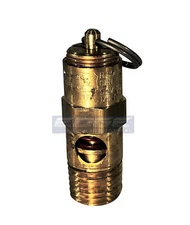 50 PSI BRASS SAFETY PRESSURE RELIEF POP OFF VALVE, AIR TANK, COMPRESSOR,  1/4"