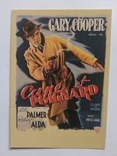 carte postale cinéma Cape et poignard Gary Cooper Zreik 92