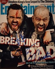 Aaron Paul Brian Cranston Signed 8x10