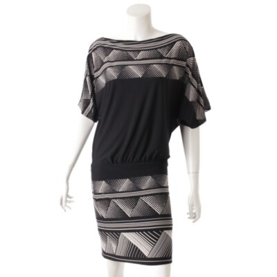NWT BCBG Maxazria Sz S Stretch Boat Neck Dress Drop Waist Black Gray White | eBay NWT BCBG Maxazria Sz S Stretch Boat Neck Dress Drop Waist Black Gray White | eBay
