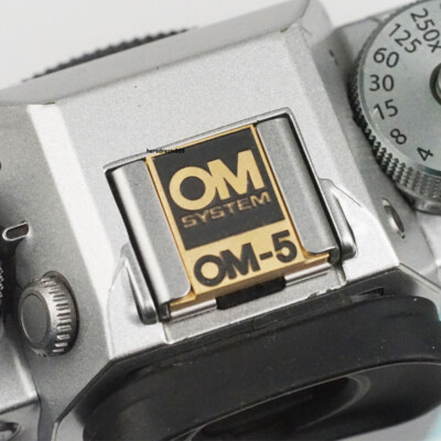 OM System OM5 Aluminium Alloy Brass Hot Shoe Cover New For Olymups