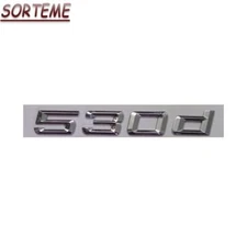 530d Letter Trunk 3D Emblem Rear Badge Decal Sticker For 5 E60 F10 530 d New