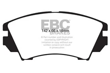 EBC Brakes DP42014R Yellowstuff Street And Track Brake Pads