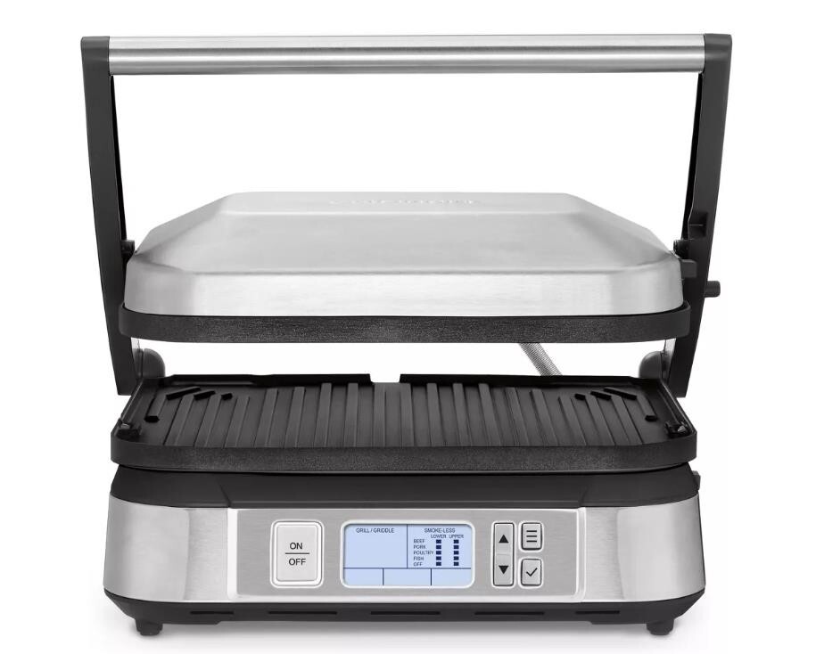 Cuisinart Contact Griddler with Smokeless Mode Stainless Steel GR
