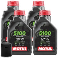Service ÖL Motul 5100 10W30 Filter Ducati Indiana 650 1986-1990