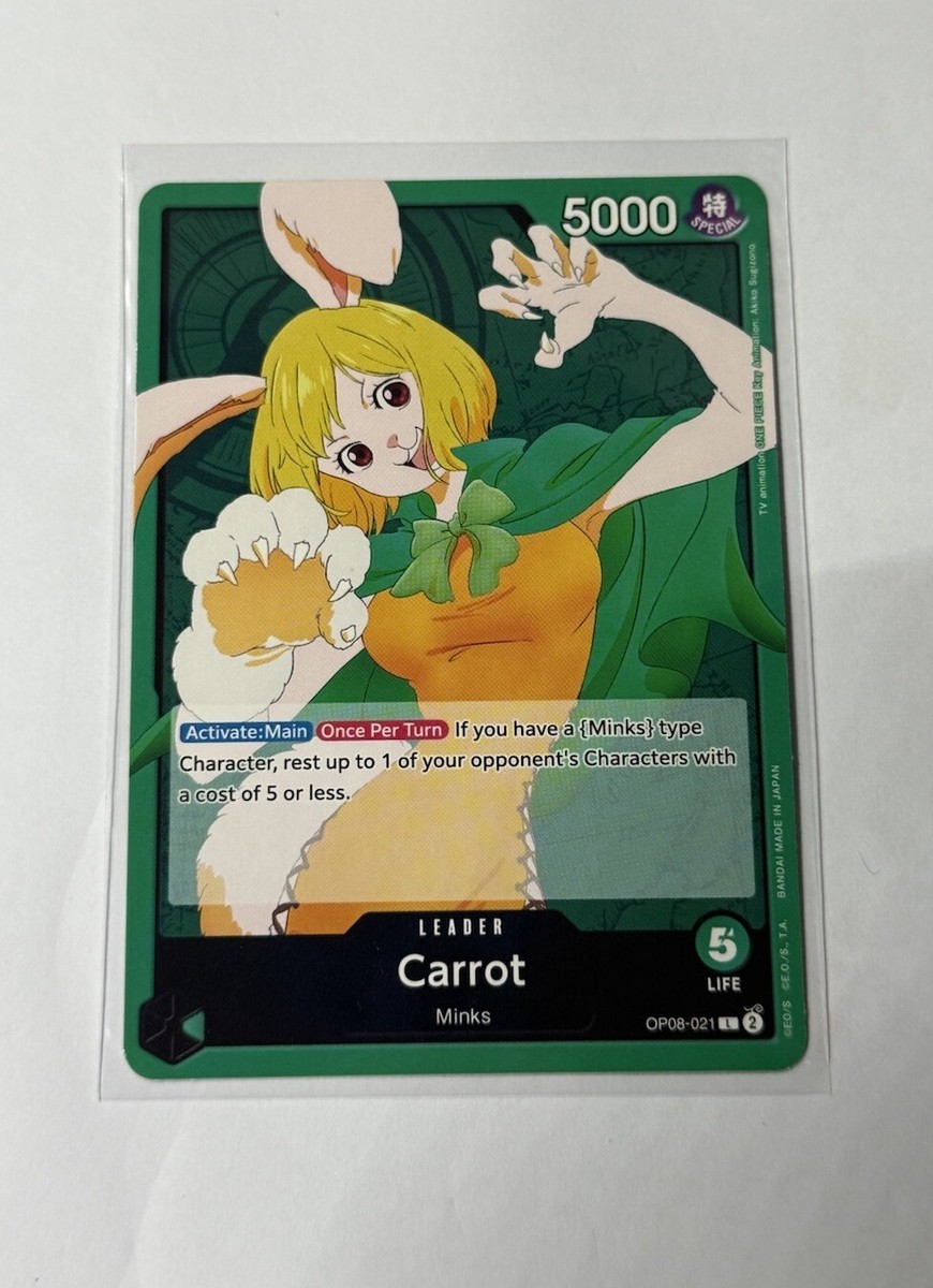 Carrot - OP08-021 - Leader - Two Legends - One Piece - English | eBay