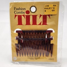 Tilt Fashion Combs 2022 Tilton And Cook Made In USA Hair Comb Vintage Sealed