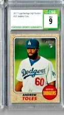 2017 Topps Heritage Andrew Toles CSG 9 RC