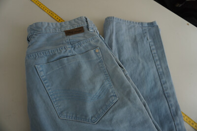 TOM TAILOR Marvin Men's Jeans Regular Chino Trousers W36 L34 Stonewash Light Top